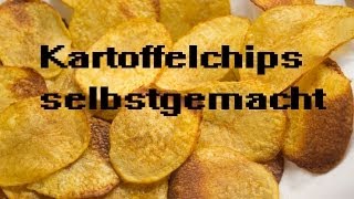 Kartoffelchips selbstgemacht schnell einfach knusprig [upl. by Kurtis741]