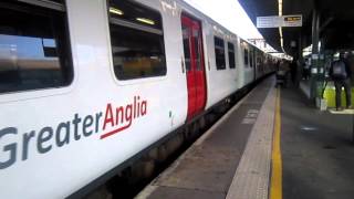 Greater Anglia RefurbishedRepainted Class 315 315806315820 Departs Stratford [upl. by Rocky]