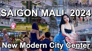 Ho Chi Minh City 🇻🇳 Amazing Saigon Mall Vietnam City Center Walking Tour [upl. by Gold]