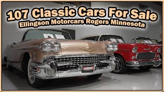 Walk Through Classic Car Inventory at Ellingson Motorcars  November 25 2023 [upl. by Nisotawulo]