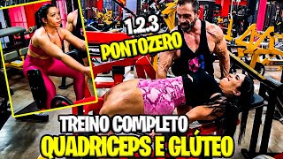 TREINO COMPLETO DE QUADRICEPS E GLÚTEO USANDO O PONTO ZERO [upl. by Lek]