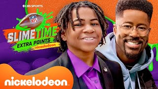 NFL Slimetime Extra Points Special  Young Dylan amp Nate Burleson  Nickelodeon [upl. by Simmie829]