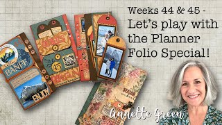 Week 44 amp 45  Lets Play with the new Planner Folio Special [upl. by Kinny]