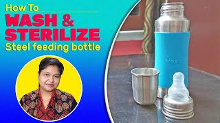 How to Sterilize Steel Feeding Bottle [upl. by Longo]