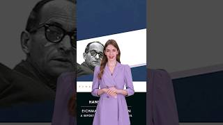 Title Eichmann in Jerusalem  Author Hannah Arendt book bestseller review hannaharendt shorts [upl. by Odessa]