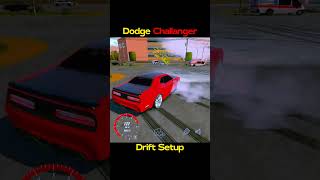 DODGE CHALLENGER  BEST DRIFT SETUP carparkingmultiplayer easydrifttutorialcarparkingmultiplayer [upl. by Teeter]