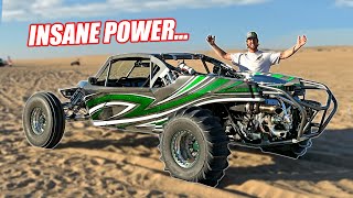 I Drove One of the FASTEST Sand Cars In The WORLD 150mph ON SAND [upl. by Bigod376]