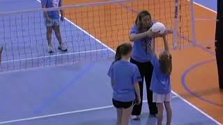 Cilene Drewnick Drills for Beginner Volleyball Players [upl. by Ahsenra]