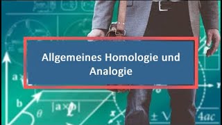 Allgemeines Homologie und Analogie [upl. by Rosol271]