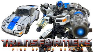 Transformers Studio Series 105 RISE OF THE BEASTS Deluxe Class MIRAGE Review [upl. by Simonne]