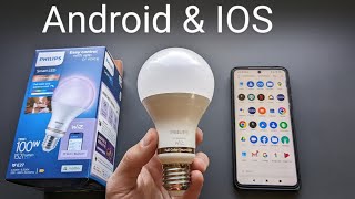 Connect amp Pair Philips WIZ Lights Smart LED Bulbs to Phone App  Android amp iPhone [upl. by Alleroif791]