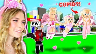 CUPIDS FAMILY ADOPTED US In Brookhaven Roblox [upl. by Ecinnaj496]