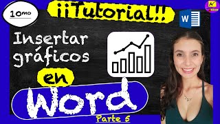 Cómo insertar GRAFICOS COMBINADOS en WORD ⎪Aprende a conectarlos con Excel⎪👉 Tutorial 10 [upl. by Aicram]