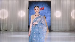 Bangladeshi designer Naika of London presents Saree fashion for Lifestyle Fashion in London [upl. by Naegem996]