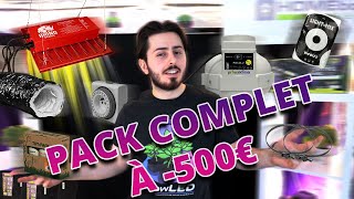 💡 Pack complet débutants à moins de 500€ pour la culture en intérieur  Éclairage LED extraction [upl. by Penoyer198]