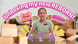 NEW REBORN UNBOXING FAN MAIL [upl. by Greenwald]