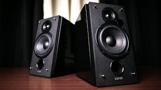 Best Midrange Bookshelf Speakers EDIFIER R1850DB Review amp Sound Test [upl. by Orlene]