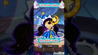 Moonlight Cookie Voice Eating Star Jellies Level Up English ASMR  Cookie Run Kingdom [upl. by Peirce470]