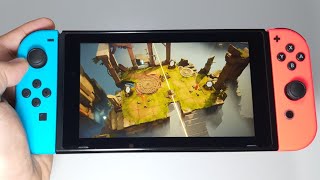 Archaica The Path Of Light  Nintendo Switch handheld gameplay [upl. by Castorina]