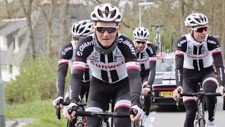 Team Sunweb men and women on the road for Amstel Gold Race [upl. by Reiko]