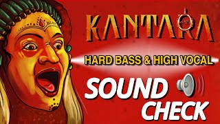 Kantara Soundcheck Theme Song  Hard Bass  djlife soundcheck dj hardbass [upl. by Lhok]