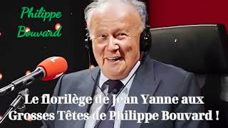 Le florilège de Jean Yanne aux Grosses Têtes de Philippe Bouvard Philippe Bouvard [upl. by Anij]