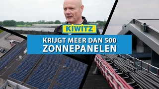 Meer dan 500 Zonnepanelen op het dak van Kiwitz  zonnepanelen [upl. by Ahtoelc]