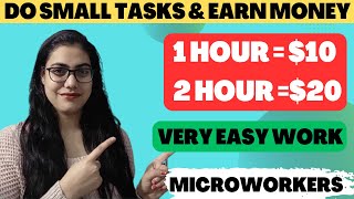 🔴PROOF How To Earn Money From Microworkers Microworkers Tutorial In Hindi  Review 2023 [upl. by Ogata]