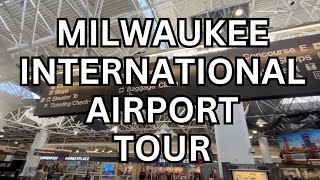 Milwaukee Airport Tour  Flight Day Milwaukee to Dallas  Loves Field Dallas Airport  Concourse [upl. by Fenella]