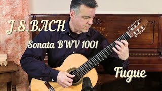 JSBach Sonata BWV 1001 quotFuguequot Perfomed by Giorgos Arsenis [upl. by Swerdna]