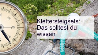 Klettersteigsets Das solltest du wissen bs [upl. by Katherin]