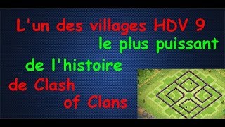 Village Rush  Hybride HDV 9 IMBATTABLE  Clash of Clans 2017 [upl. by Anil]