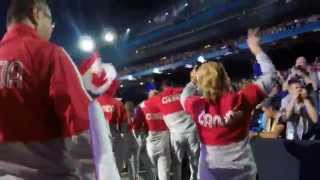 Team Canada walking in at 2015 Pan Am Games [upl. by Inajna]