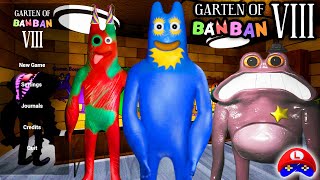 Garten of Banban 8  PLAYING the FIRST DEMO of the NEW CHAPTER Fangame 💉 [upl. by Hewie]