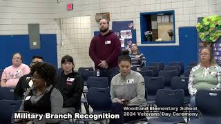 Woodland Elementary School Celebrates Veterans Day November 11 2024 [upl. by Amis144]