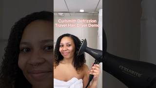 Curlsmith Defrizzion Travel Hair Dryer First Impressions naturalhair curlyhair curlsmith [upl. by Lamb]