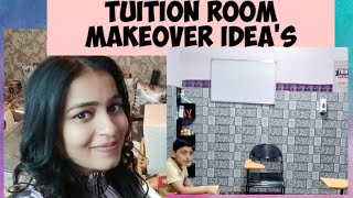 Tuition room organisation  workspace idea 2021 desk setup ideas  Arshita verma vlogs [upl. by Gefell]