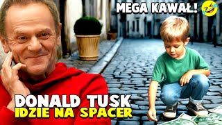 DONALD TUSK IDZIE NA SPACER 🌳  Kawał o Donaldzie Tusku 12 😆 PARODIA AI [upl. by Lusty]