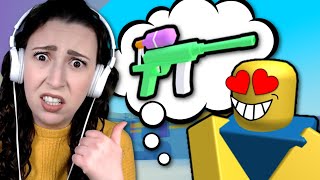 I Taught a NOOB How to Play Roblox Big Paintball [upl. by Yenffit]