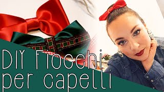 DIY  Fiocchi per capelli faidate  stylosoXMAS [upl. by Bovill]