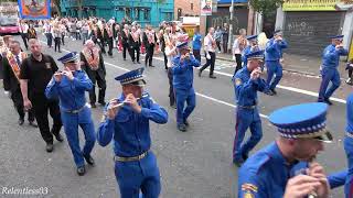 Monkstown YCV Flute Band  Belfast 12th quotReturn Routequot 12072024 4K [upl. by Ardie804]