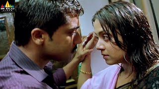 Nuvu Nenu Prema Movie Suriya and Jyothika Love Scene  Telugu Movie Scenes  Sri Balaji Video [upl. by Lane947]