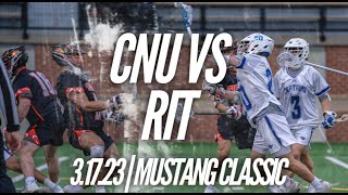 CNU Lacrosse vs RIT Highlights 2023 Mustang Classic [upl. by Nuzzi18]