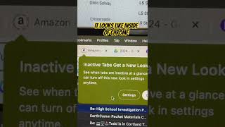 Google Chrome NEW Inactive Tab Feature chrome google tech [upl. by Eltrym230]