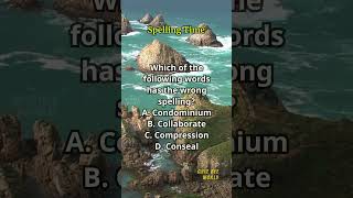 Spelling Time 506 spelling englishlearning englishvocabulary questions quiz [upl. by Swigart381]