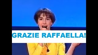 Francesca Gollini  Rosso GRAZIE RAFFAELLA video 1993 Non è la Rai [upl. by Akyeluz]