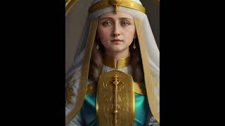 👑 Journey through Time Empress Saint Olga of Kiev in Hyperrealistic Detail 🏰🌟 artisticvision [upl. by Oilejor]