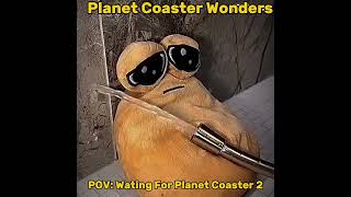 POV Waiting For Planet Coaster 2  planetcoaster2 rollercoaster funny diy themepark coaster [upl. by Boland]