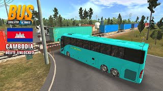 CAMBODIA Route Unlocked 300km PHNOM PENH TO SIEM REAPBus Simulator Ultimate36 [upl. by Yettie]