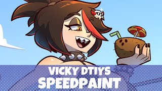 Vicky DTIYS Speedpaint [upl. by Sunil274]